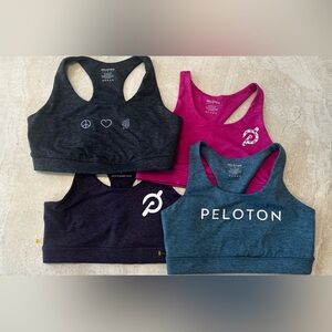 Peloton Sports Bra lot of 4 Sports Bra Set